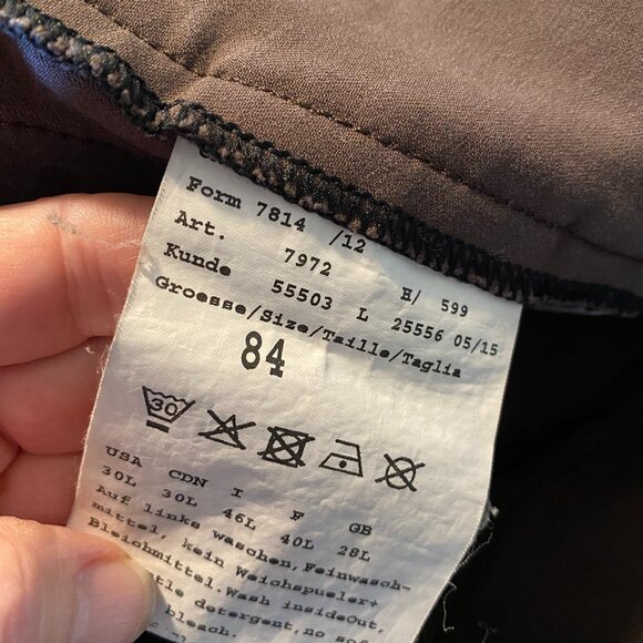 Pikeur Women’s Full Seat Grip Breeches — Brown / Taupe — Size 84 (US 30L) - Picture 14 of 15